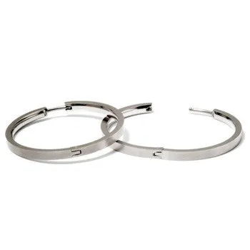 0516-01 Boccia Titanium Earrings