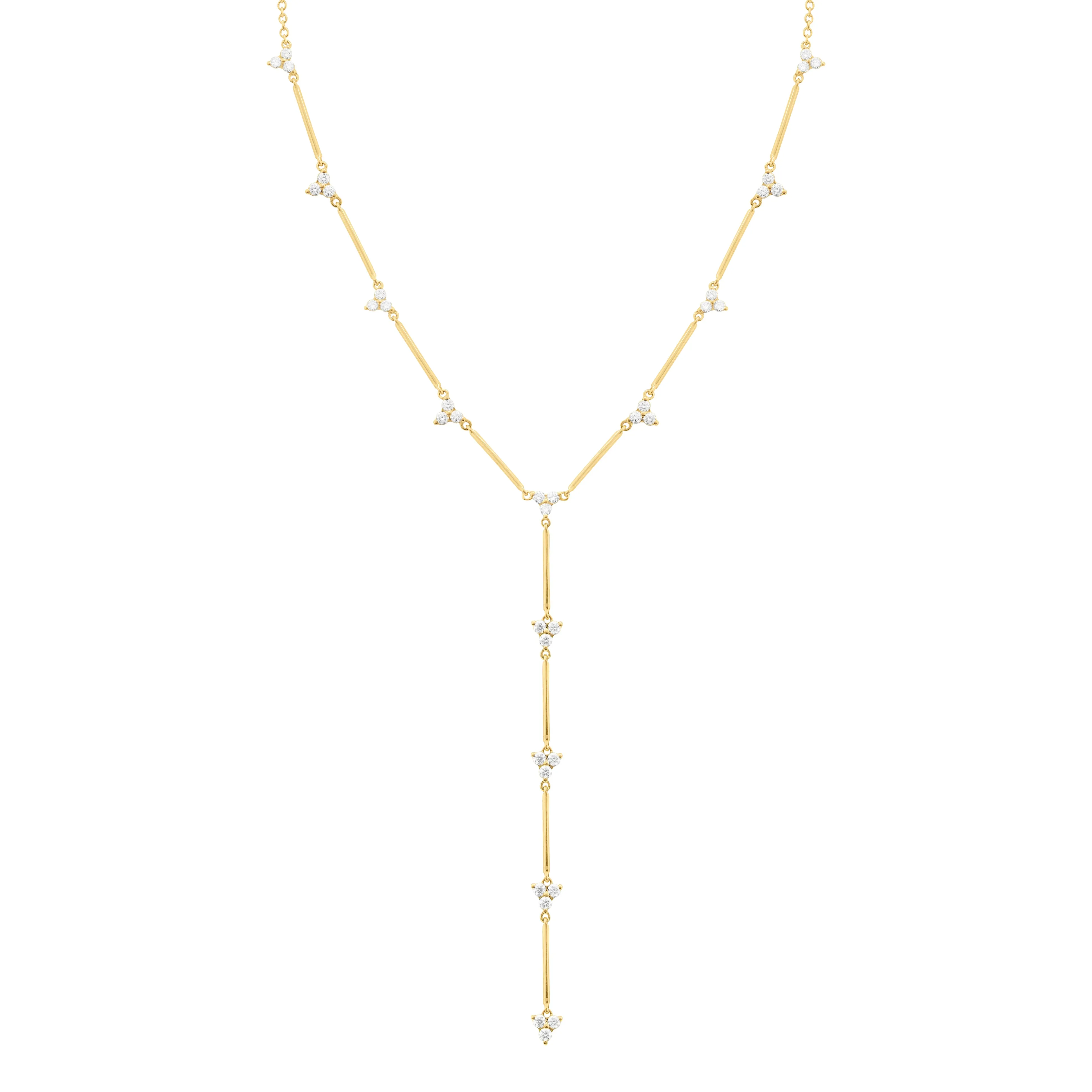 14K GOLD DIAMOND KENNEDY LARIAT