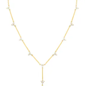 14K GOLD DIAMOND KENNEDY LARIAT