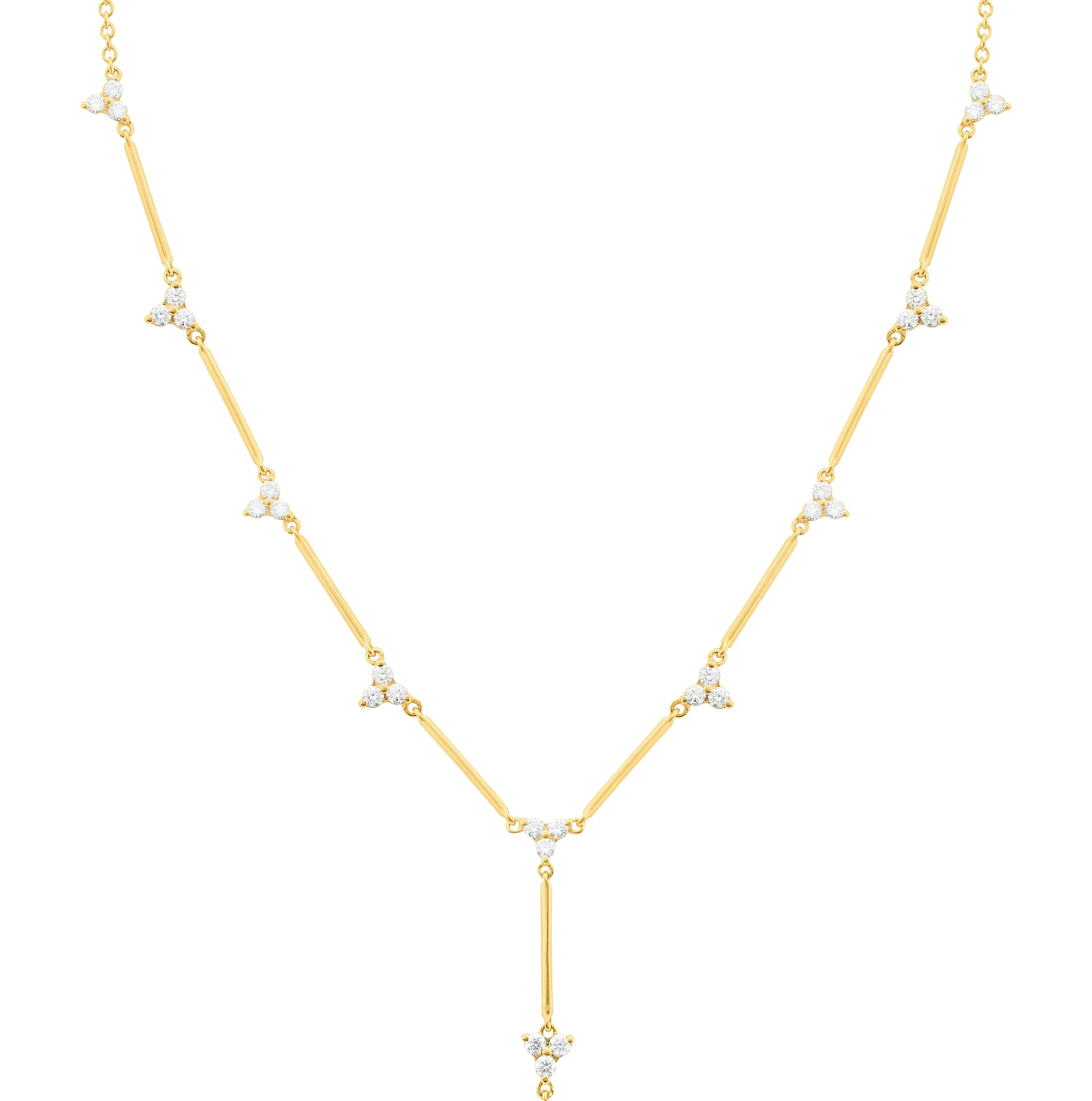 14K GOLD DIAMOND KENNEDY LARIAT