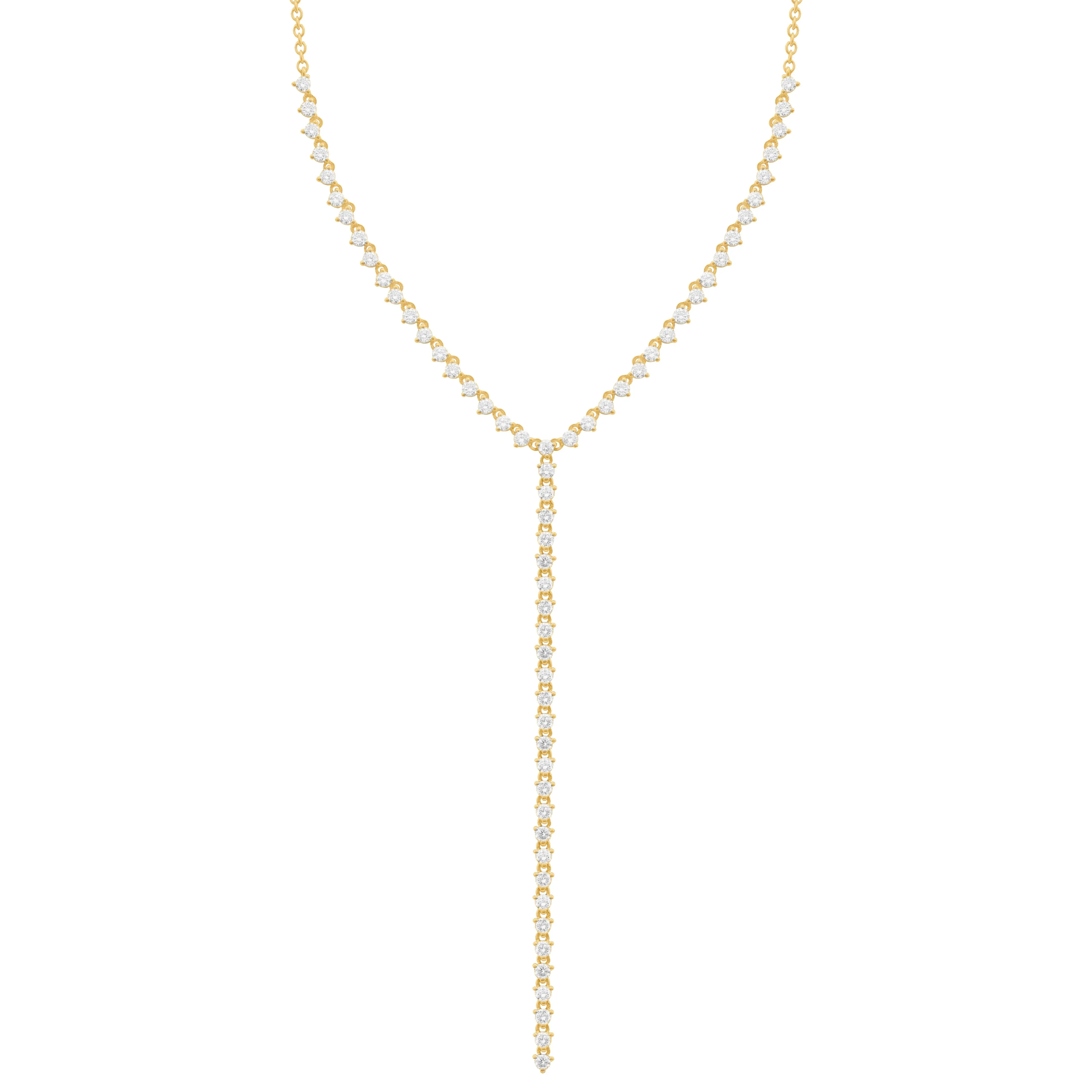 14K GOLD DIAMOND LENI LARIAT