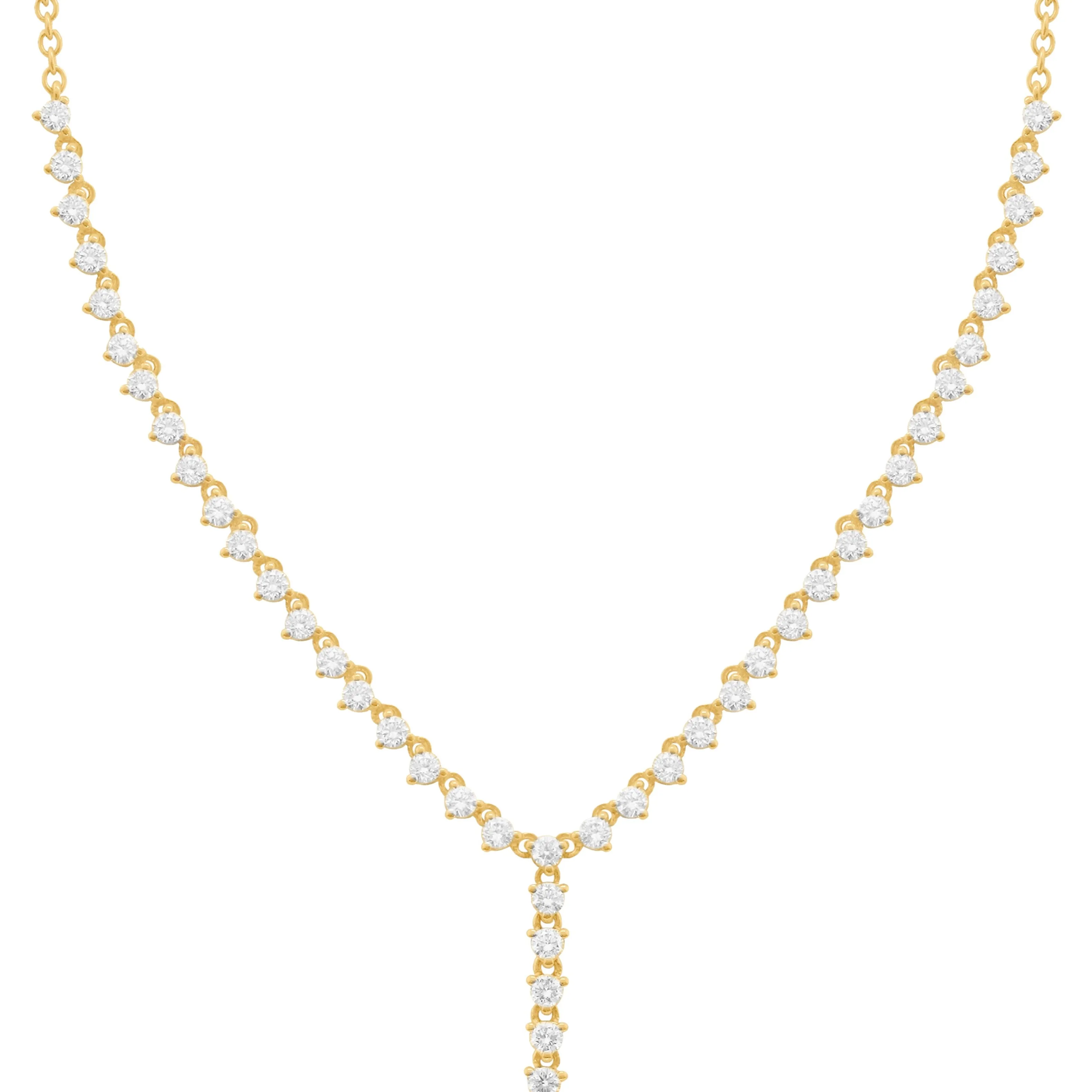 14K GOLD DIAMOND LENI LARIAT