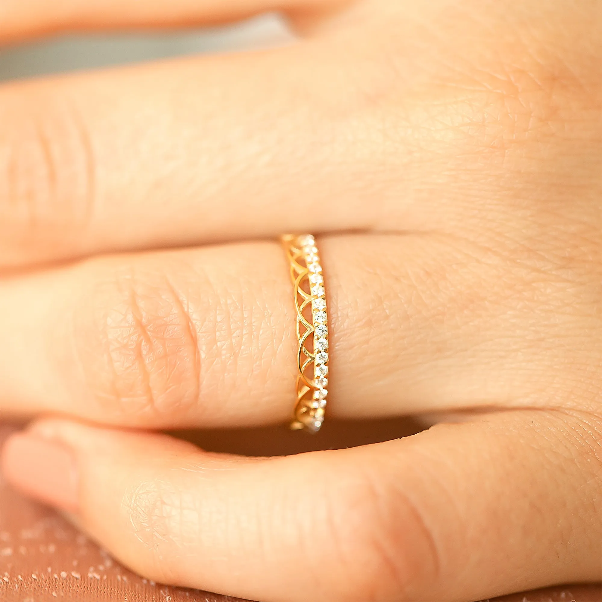 14k Solid Gold Celtic Wedding Ring