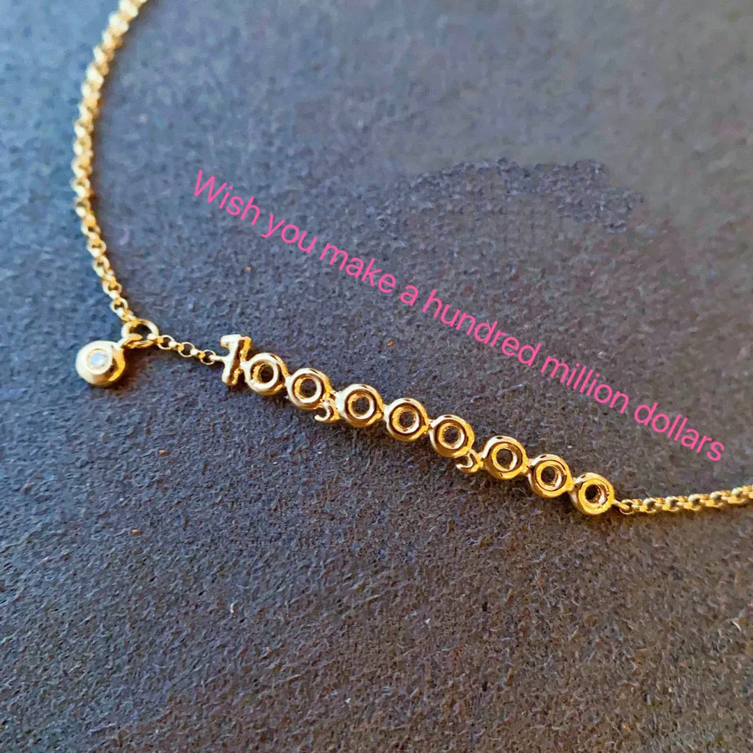 18K Solid Gold Diamond Bracelet