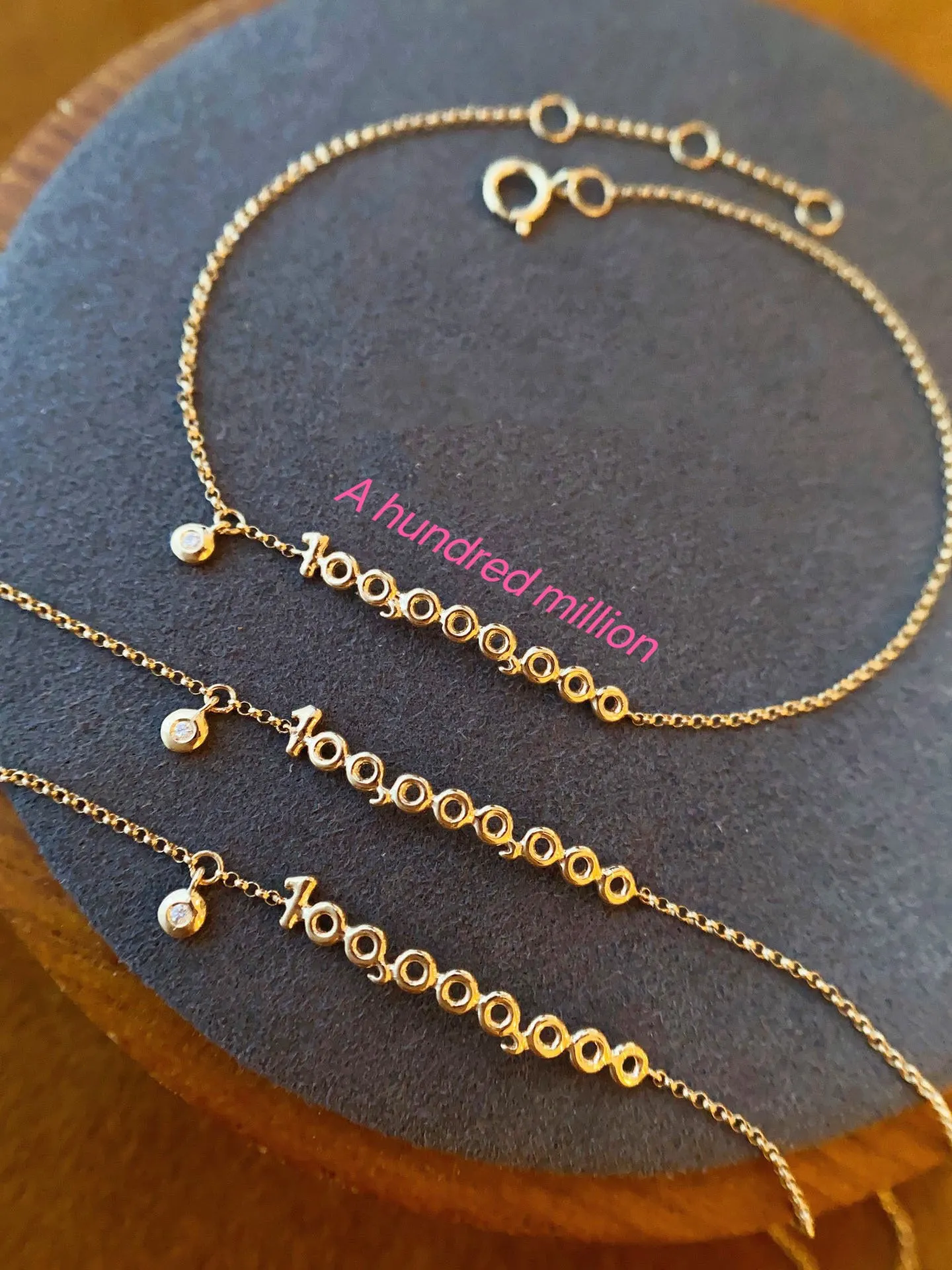 18K Solid Gold Diamond Bracelet