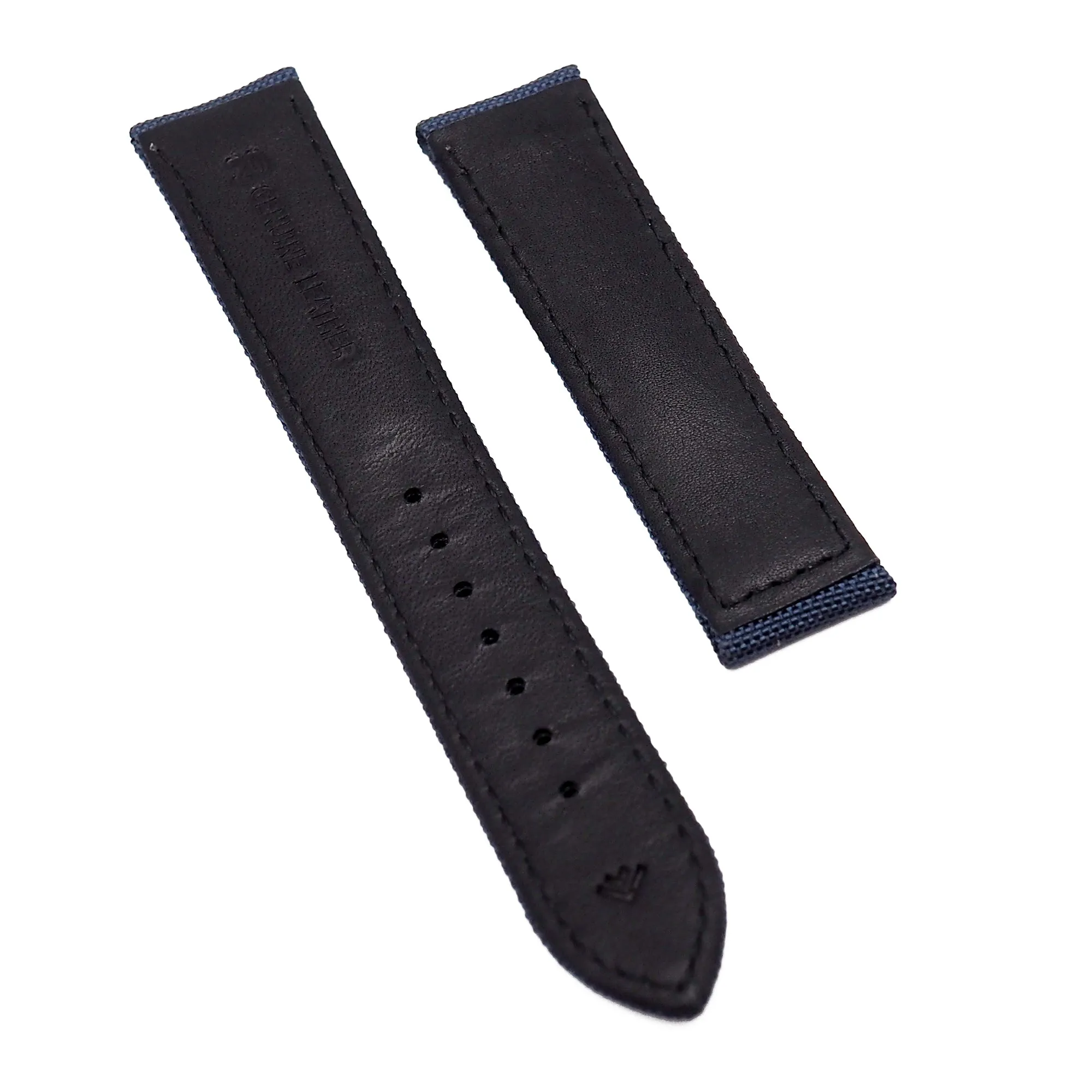 19mm, 20mm Navy Blue Nylon Watch Strap For Omega