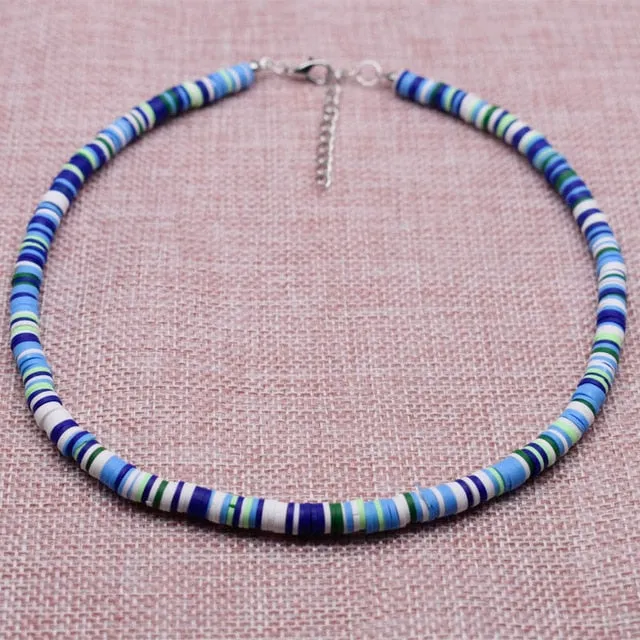 20 Colors Polymer Clay Necklace