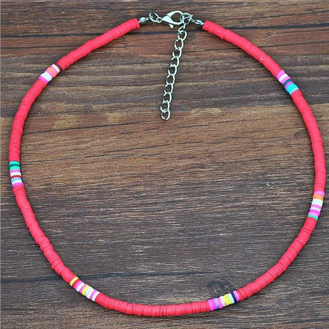 20 Colors Polymer Clay Necklace