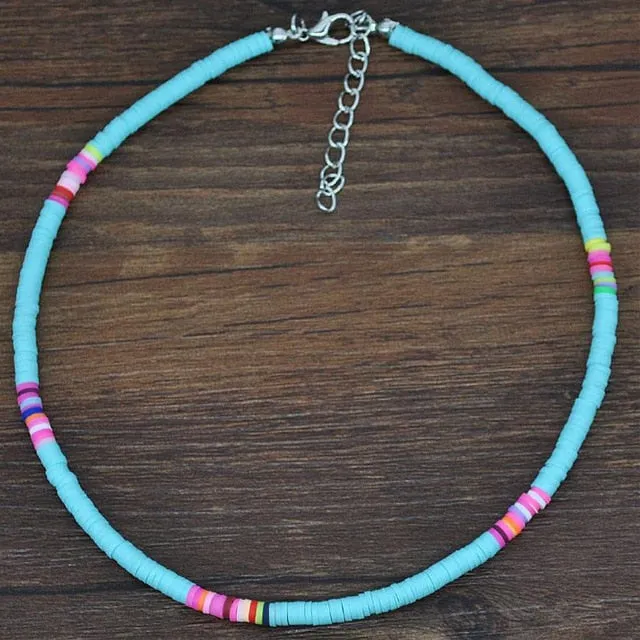 20 Colors Polymer Clay Necklace