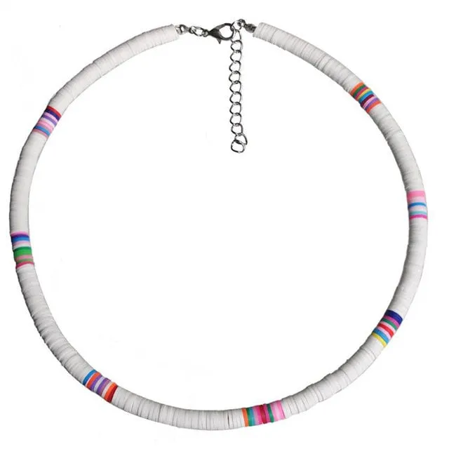 20 Colors Polymer Clay Necklace