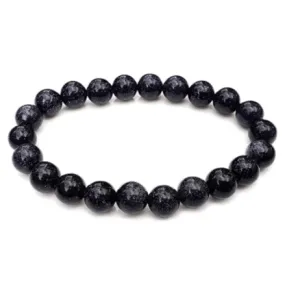 8mm Blue Goldstone Bracelet