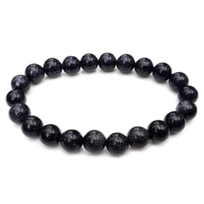 8mm Blue Goldstone Bracelet