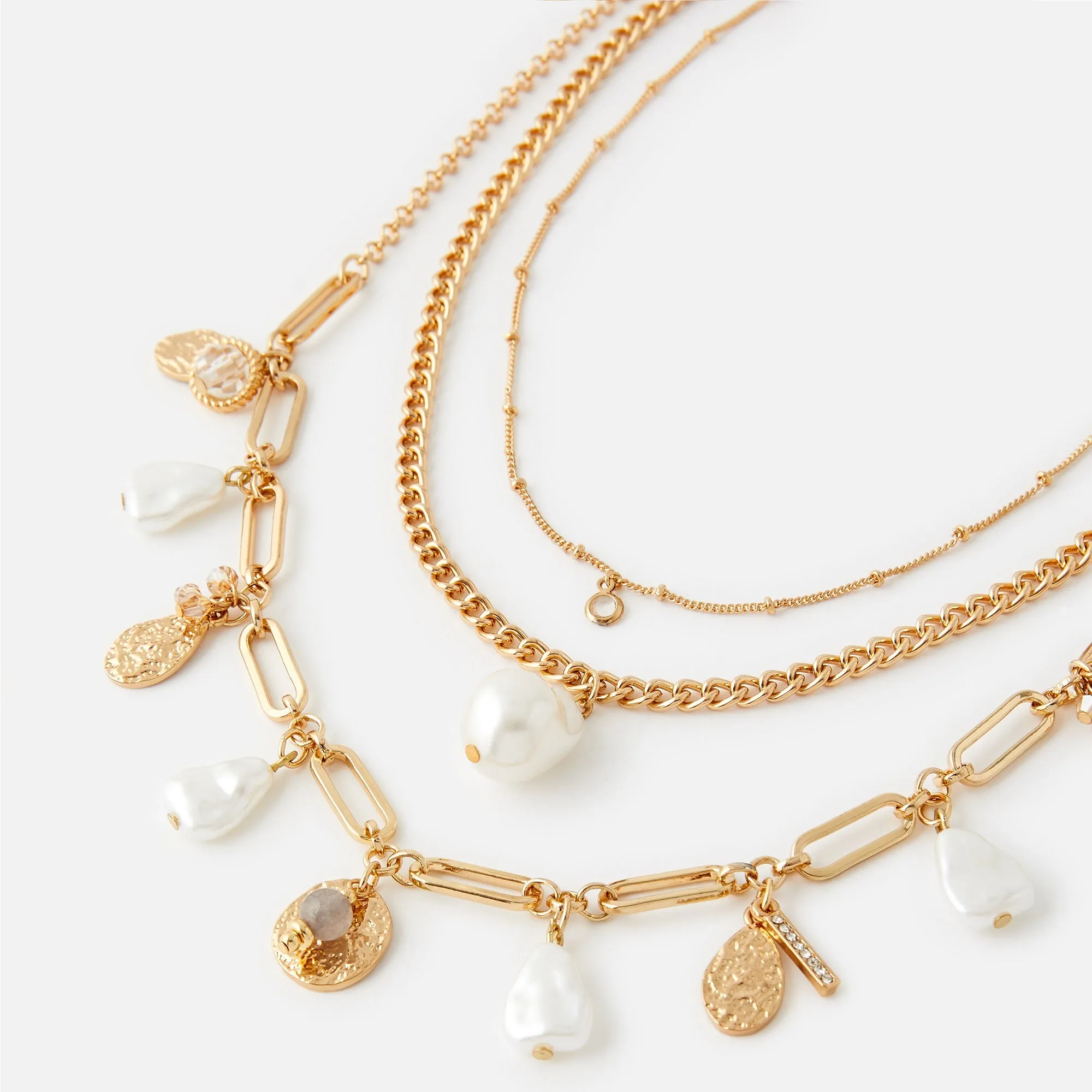 Accessorize London Women's Faux Pearl Necklace