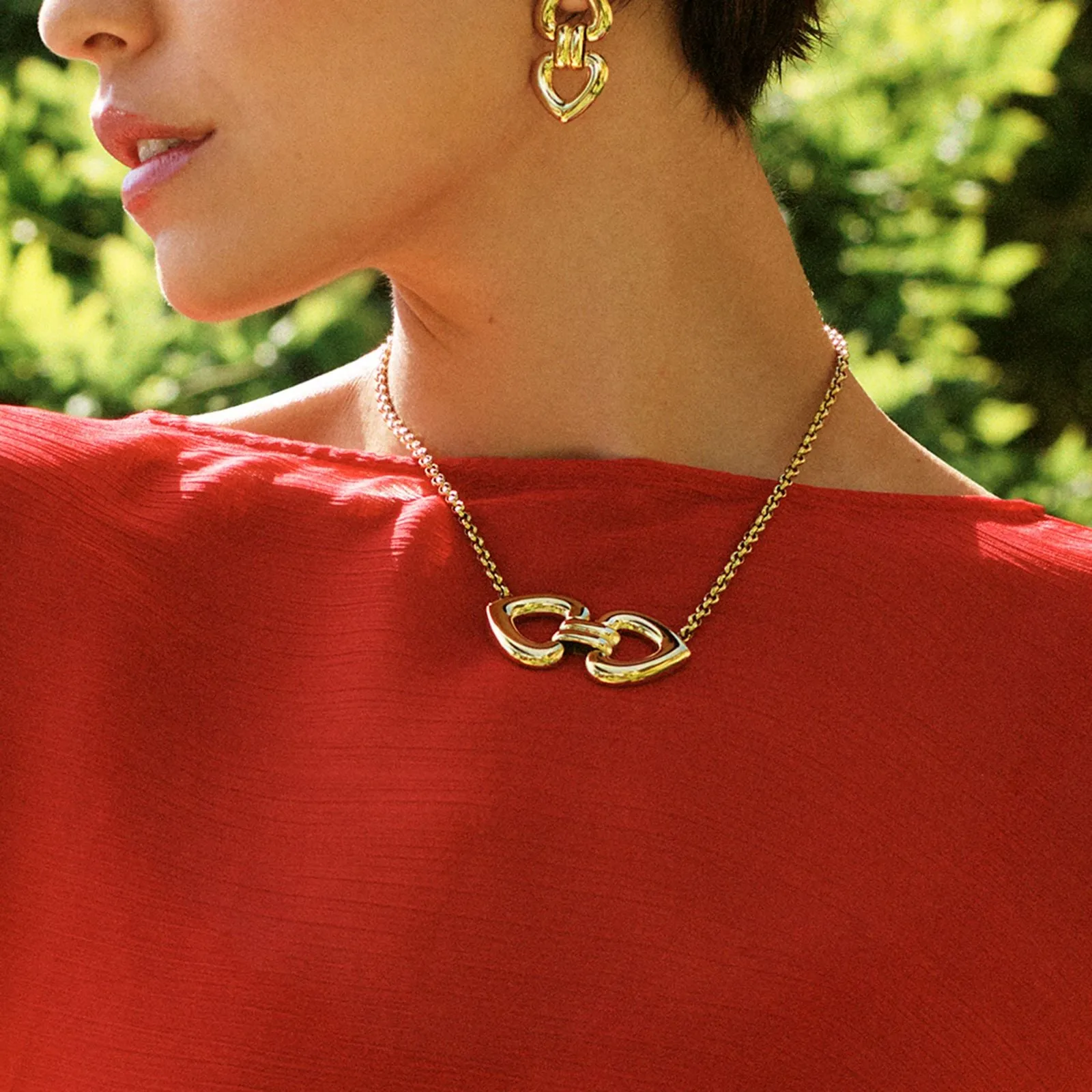 Beverly Necklace Duo Steel