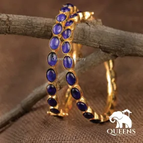 BLUE KUCHAL BANGLES