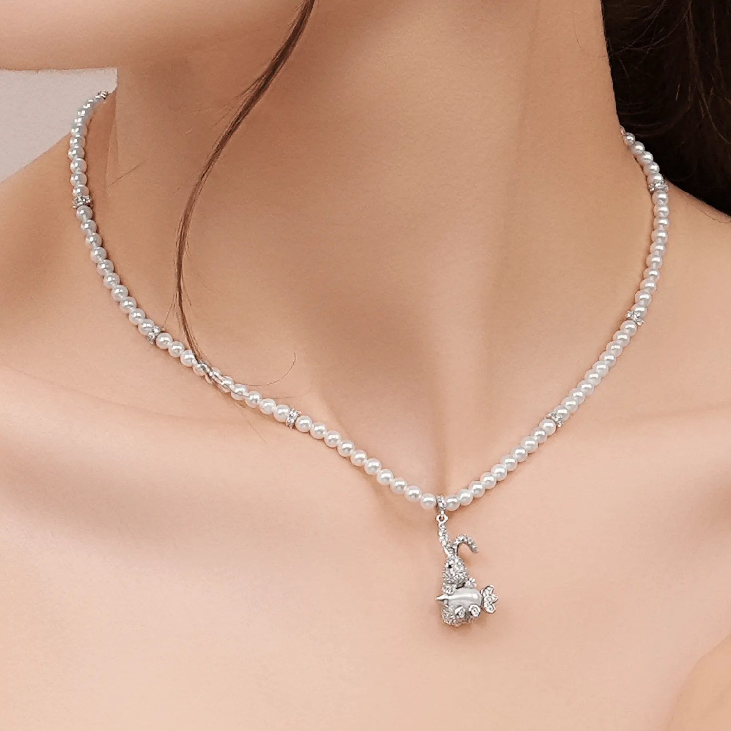 Bunny Beaded Necklace