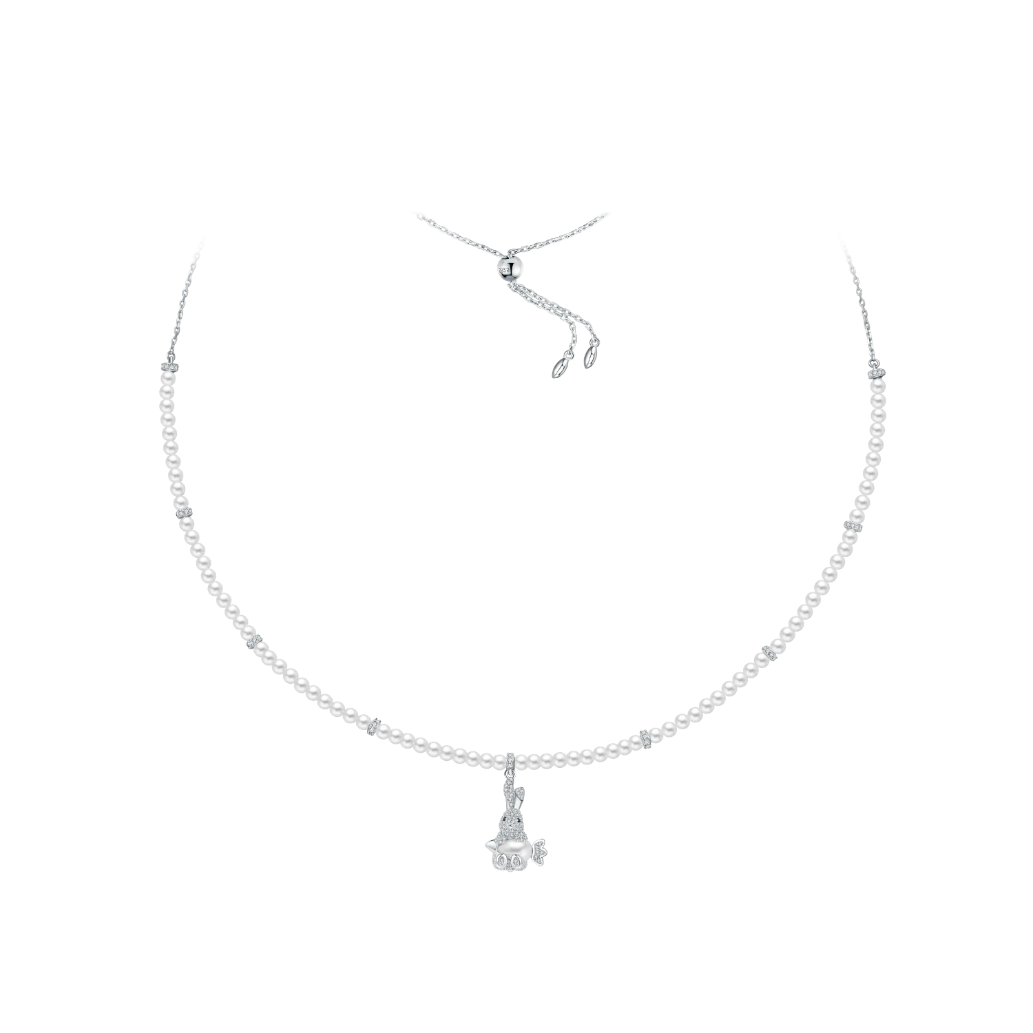 Bunny Beaded Necklace