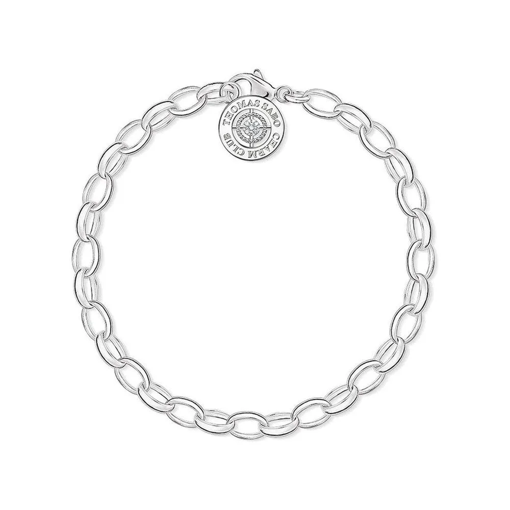 Charm Bracelet with Diamond Clasp