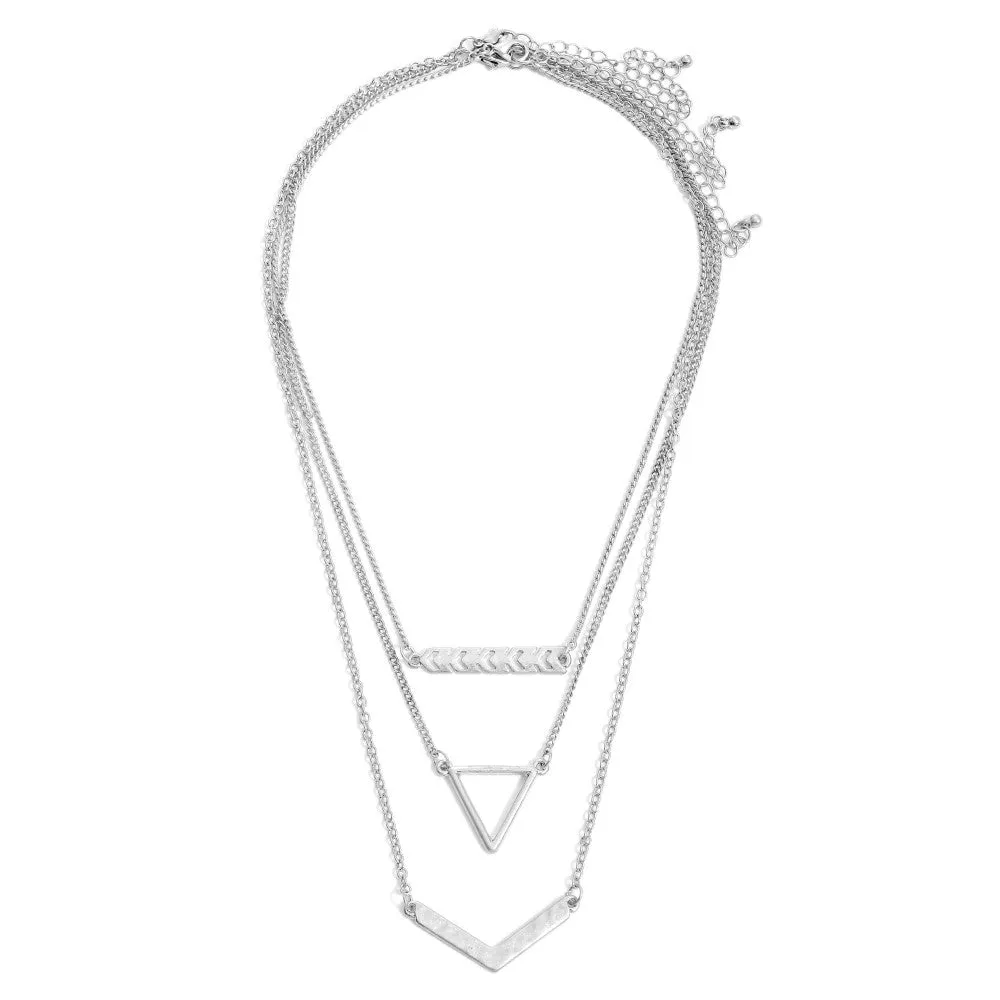 Chevron Necklace Set