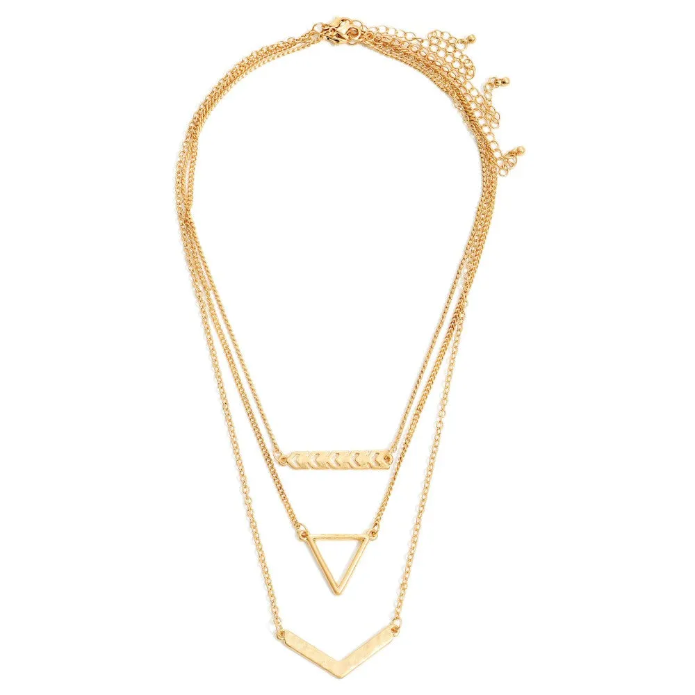 Chevron Necklace Set