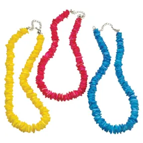 Colored Shell Necklaces Party Favor (One Dozen)