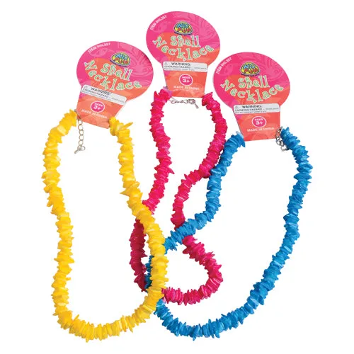 Colored Shell Necklaces Party Favor (One Dozen)