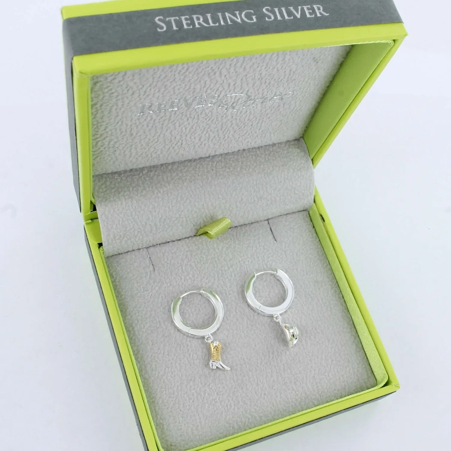 Cowboy Charm Hoop Earrings