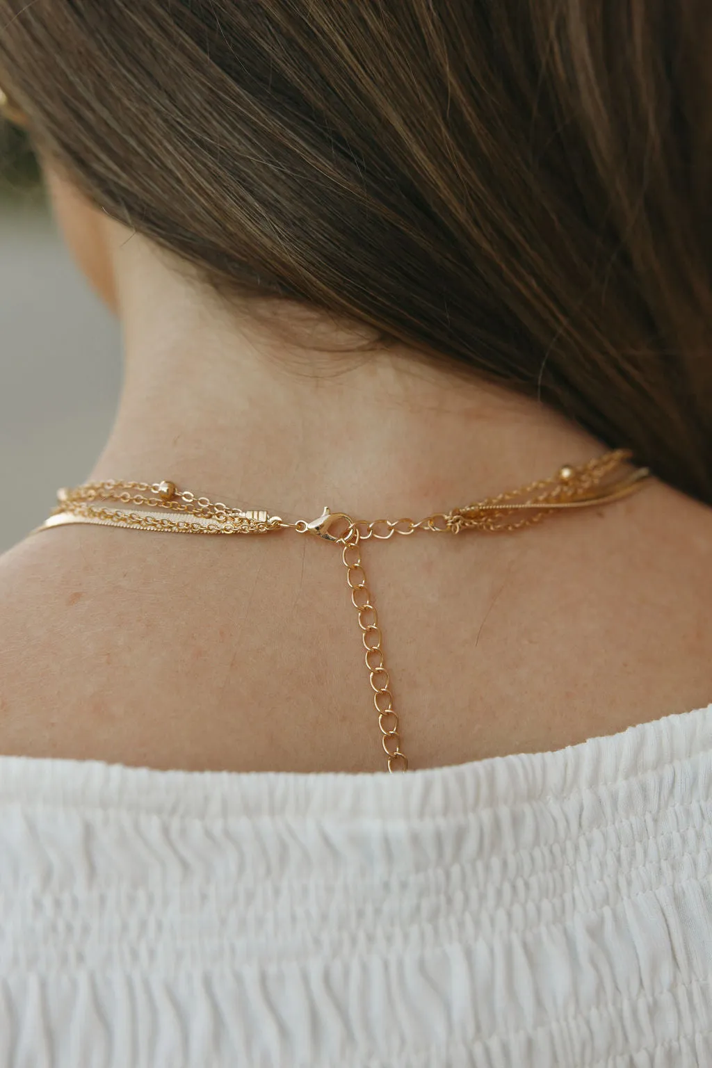 Cowrie Shell Necklace-Gold