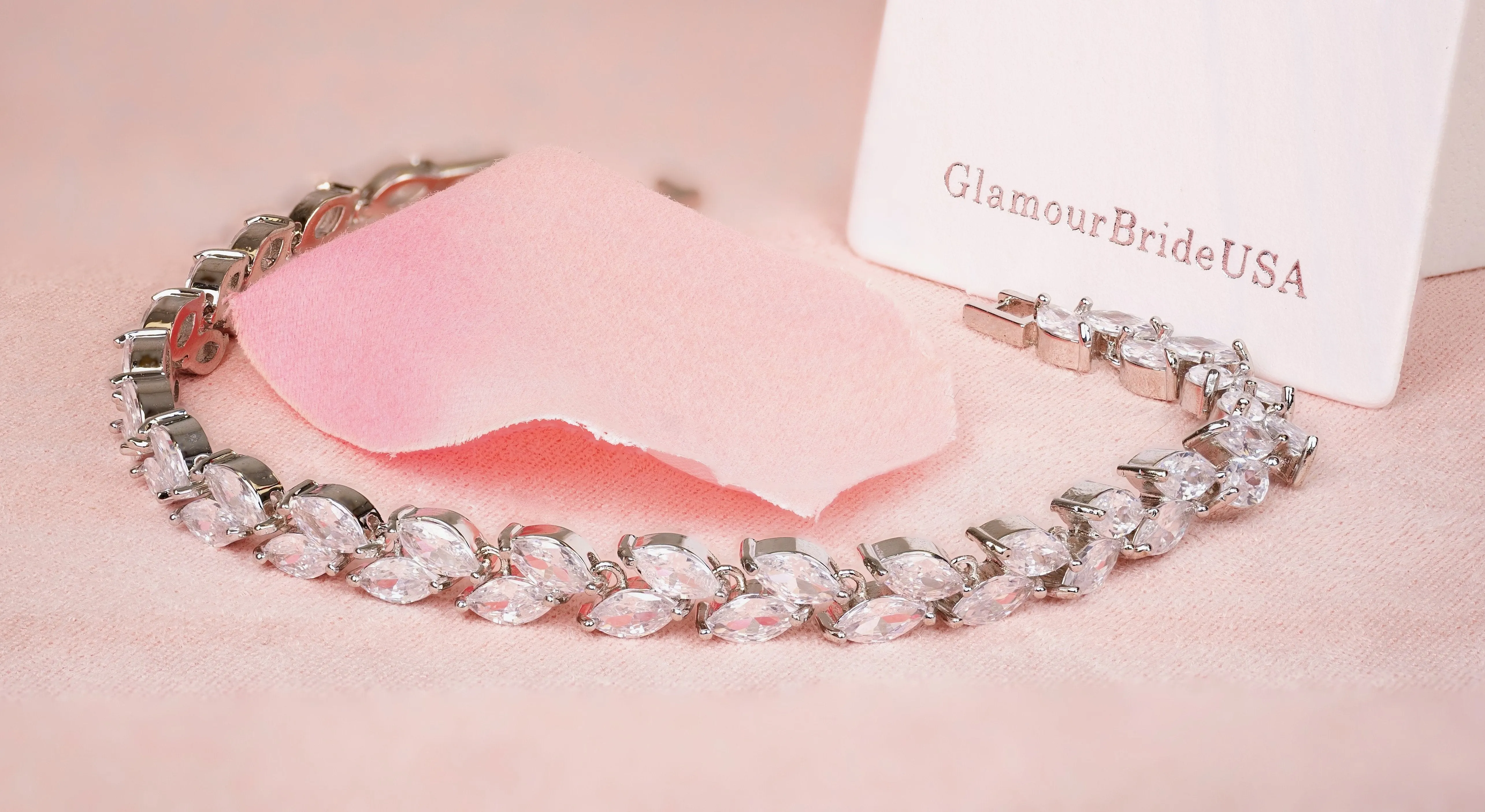 Crystal TearDrop Earrings - Monica