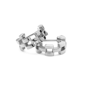 Daniel Wellington 3-Link Earrings Silver