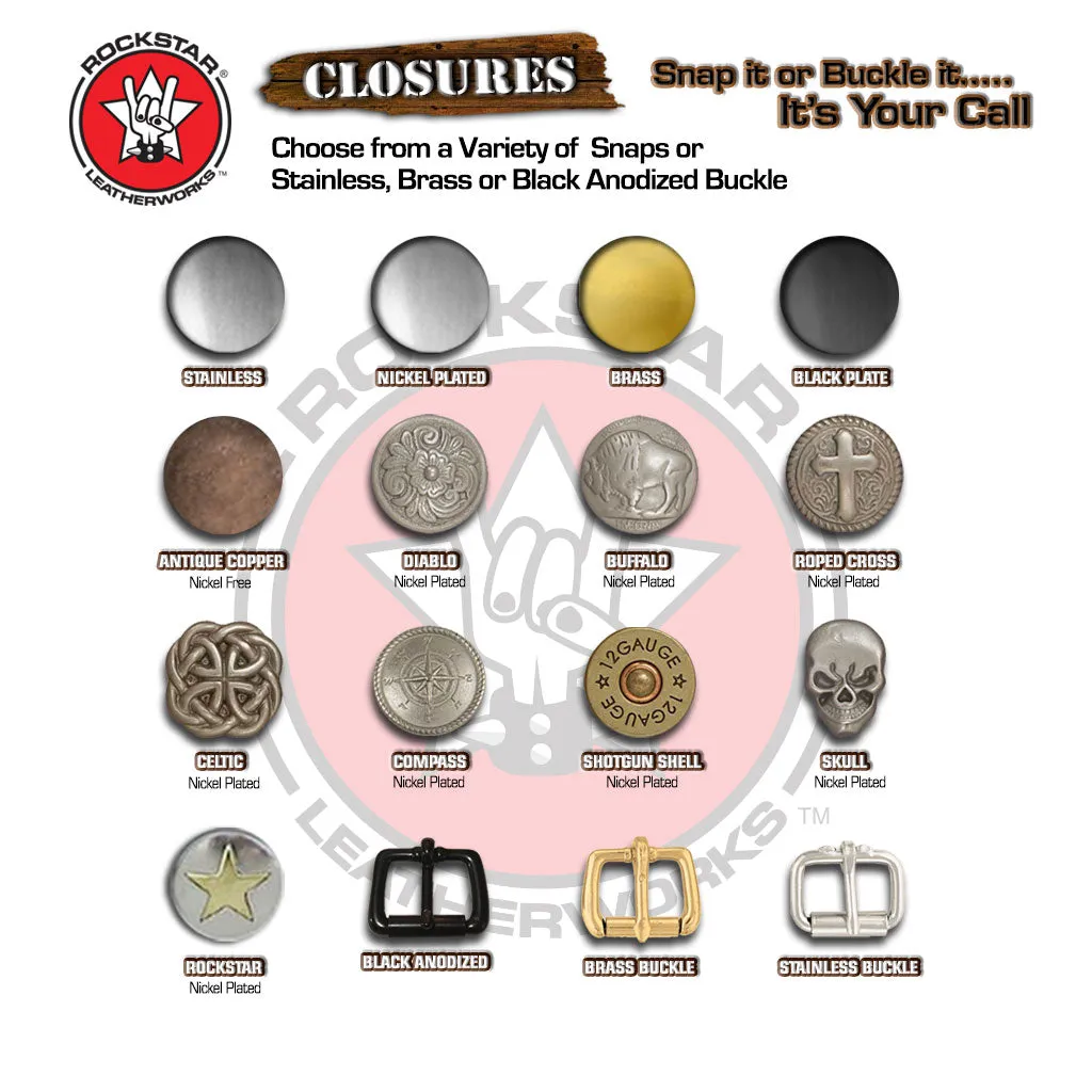 Design & Create a Rockstar Layered Leather Cuff Watch