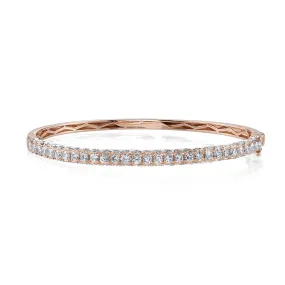 DIAMOND 3 SIDED BANGLE, 1/2