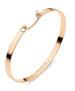 'Dinner Date' Bangle in Rose Gold
