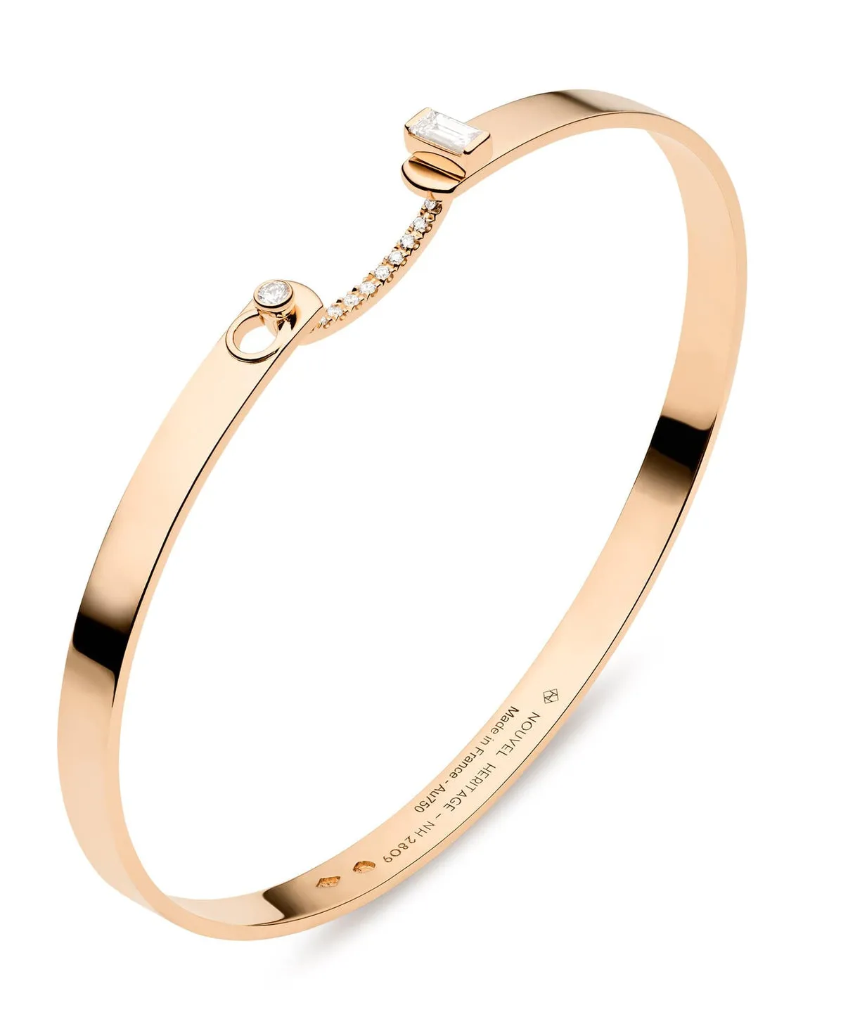 'Dinner Date' Bangle in Rose Gold