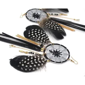 Dreamcatcher/Feather/Chain Earrings 3