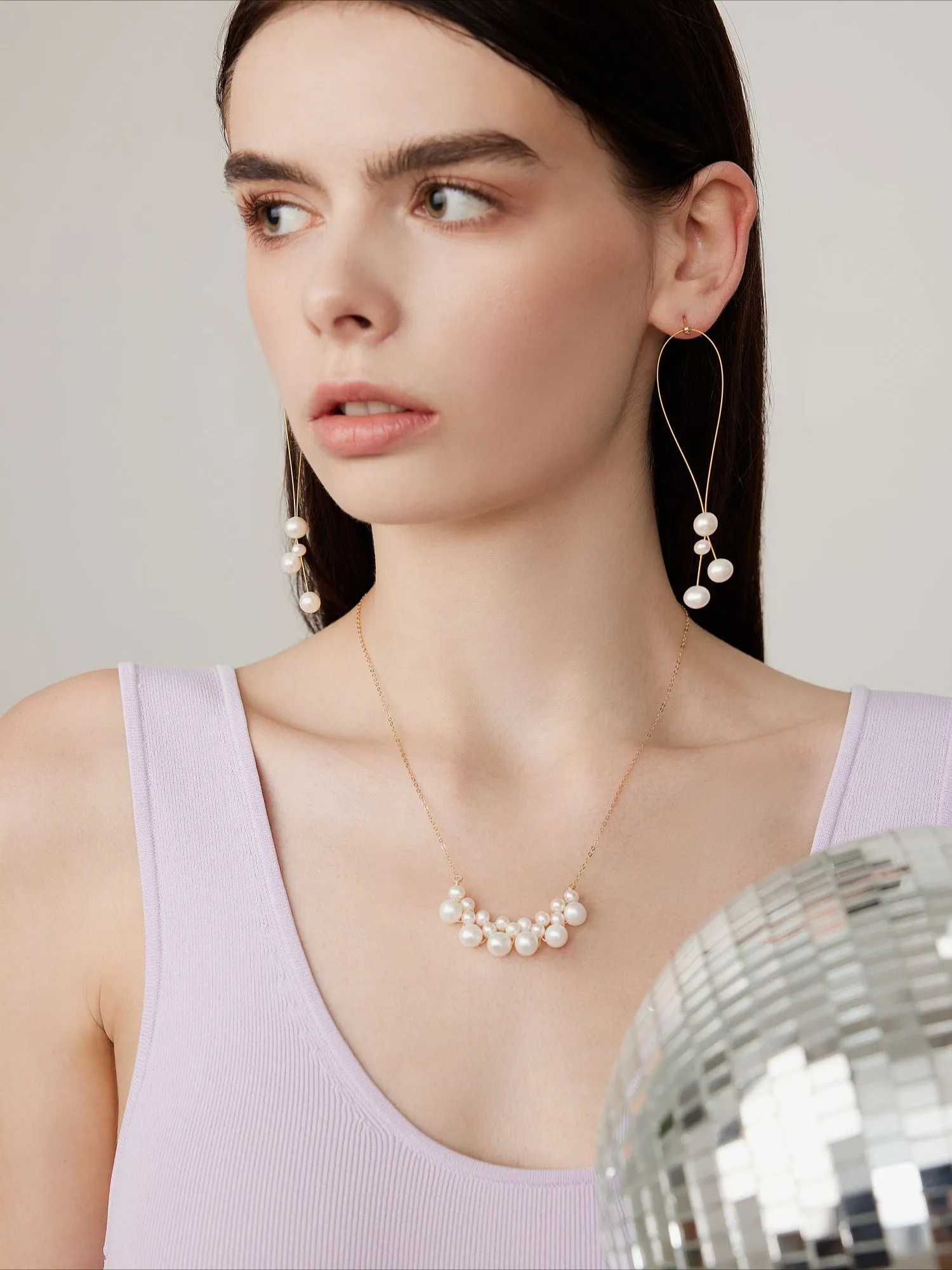 Embellished Series Pearl Cloud Necklace