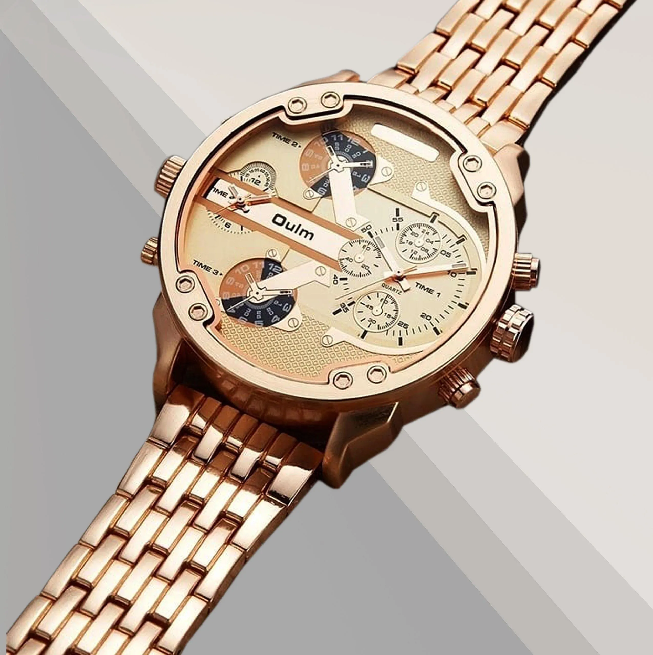 Exaggerated BIG Face luxury watch