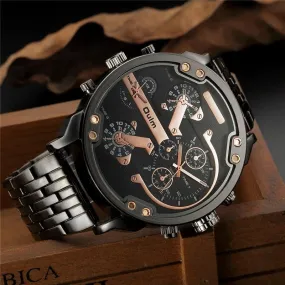 Exaggerated BIG Face luxury watch