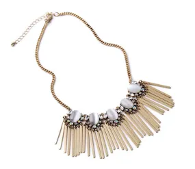 Fan Flare Opal Necklace