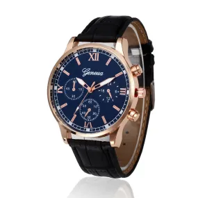 Fashion Leather Casual Men's Watches