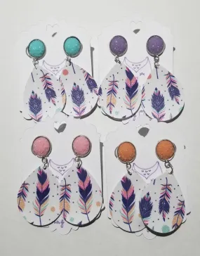 Feather Minis - 2in Earrings