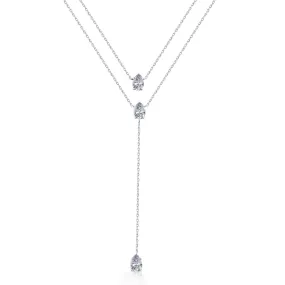 Gia Multi-Layer Necklace in Sterling Silver
