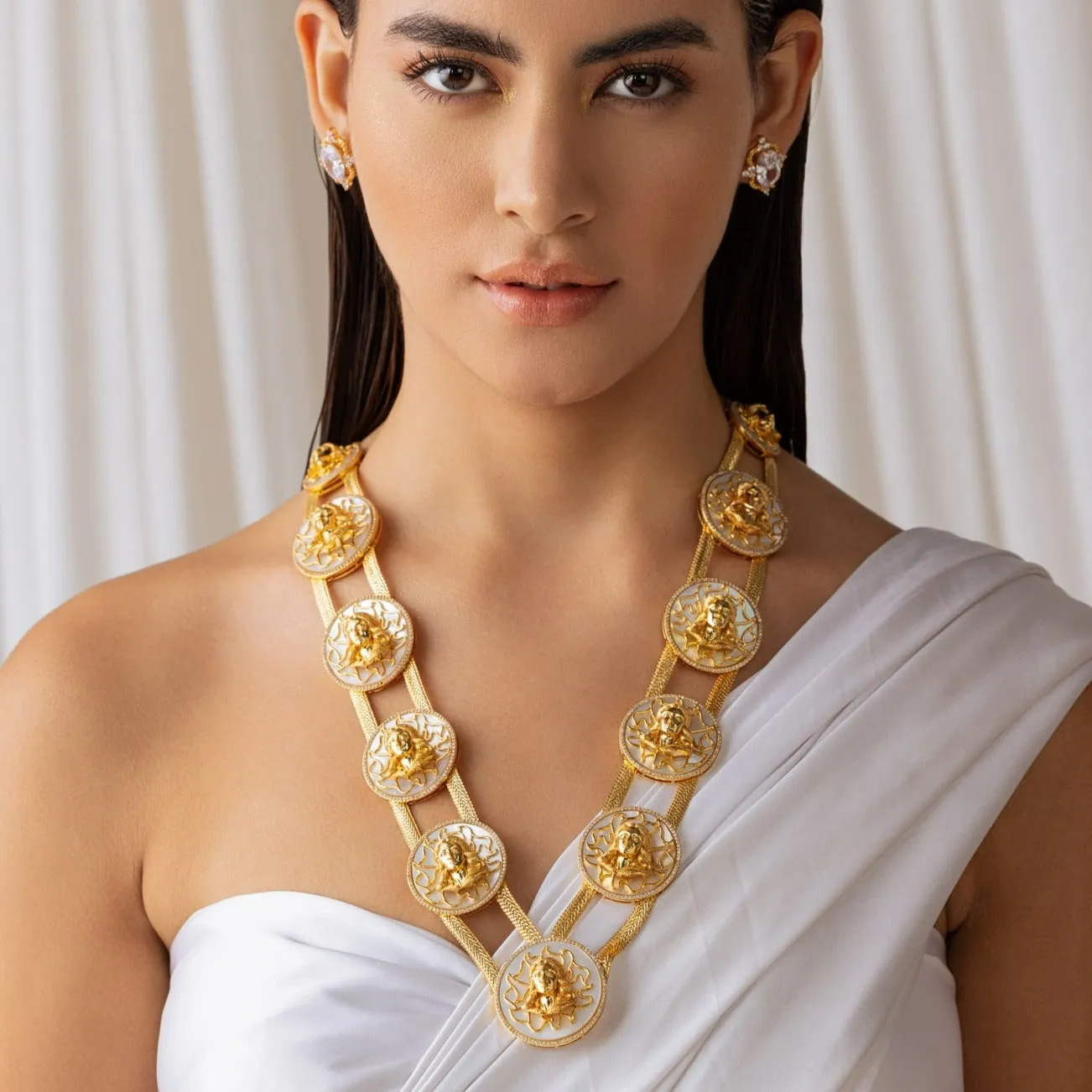 Gilded Saga Gold-Plated Necklace