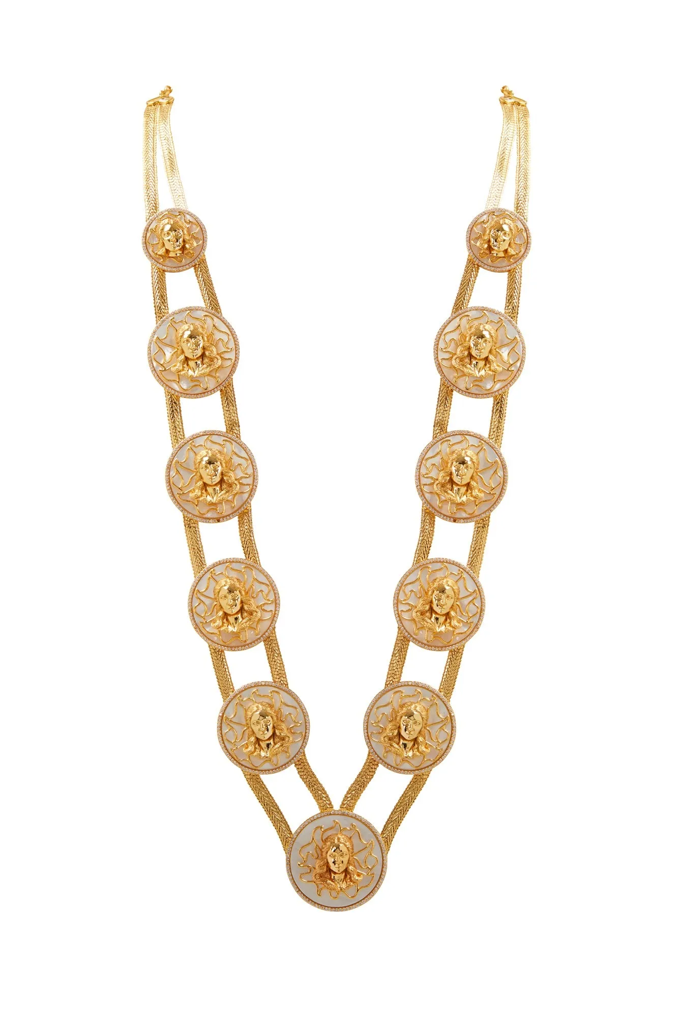 Gilded Saga Gold-Plated Necklace