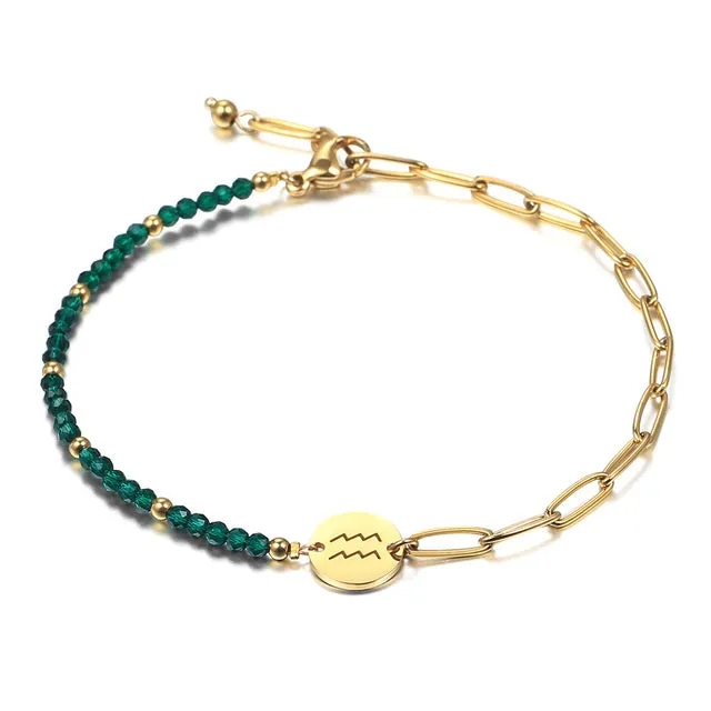 Horoscope Bracelet on the Leg For Women