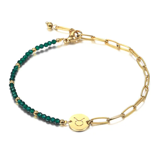 Horoscope Bracelet on the Leg For Women