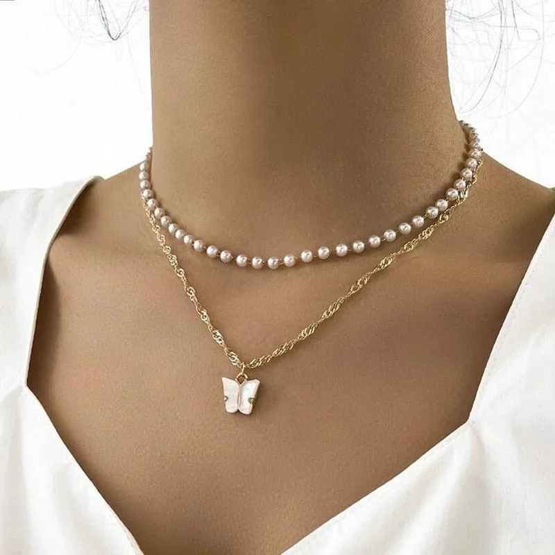 Imitation Pearl Choker