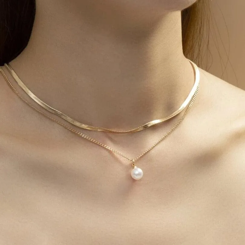 Imitation Pearl Choker
