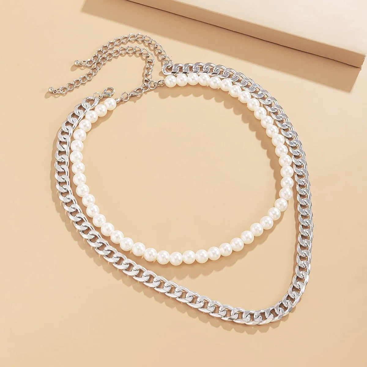 Imitation Pearl Choker