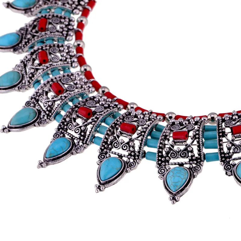 Indian Bow Tie Statement Necklace